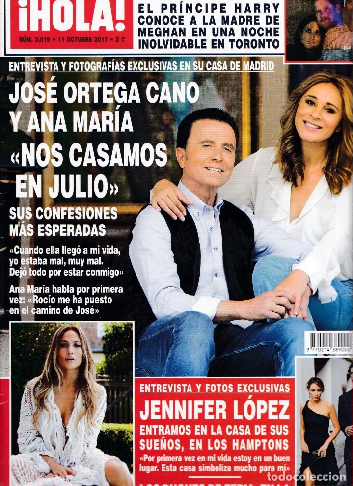 Collectionnisme de Magazine &iexcl;Hola!: &iexcl;HOLA! - N&ordm; 3.819 / 11 OCTUBRE 2017