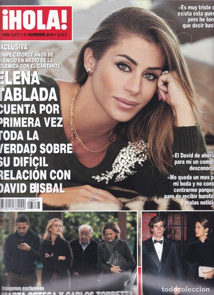 Collectionnisme de Magazine &iexcl;Hola!: &iexcl;HOLA! - N&ordm; 3.877 / 21 NOVIEMBRE 2018