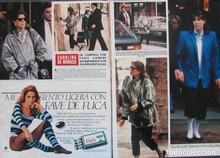 Colecionismo da Revista &iexcl;Hola!: RECORTE REVISTA HOLA N&ordm; 2068 1984 CAROLINA DE M&Oacute;NACO 2 PGS, JOHN BECK 2 PGS