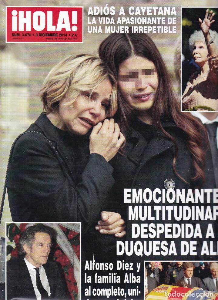Collectionnisme de Magazine &iexcl;Hola!: &iexcl;HOLA! - N&ordm; 3.670 / 3 DICIEMBRE  2014