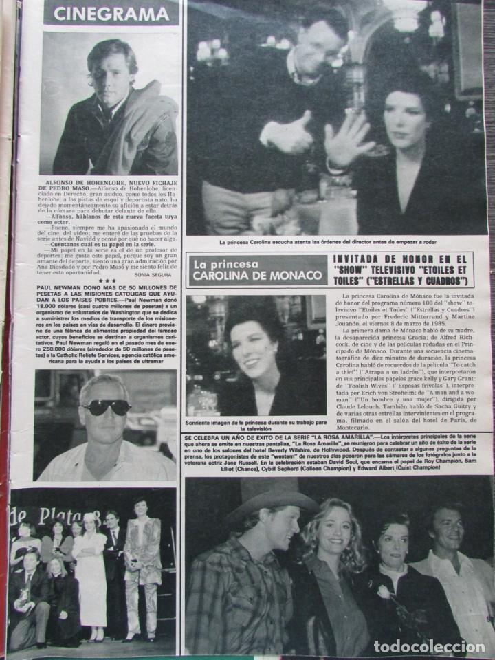 Colecionismo da Revista &iexcl;Hola!: RECORTE REVISTA HOLA N&ordm; 2118 1985 CAROLINA DE M&Oacute;NACO