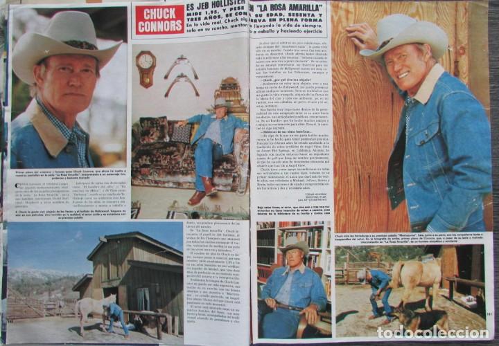 Colecionismo da Revista &iexcl;Hola!: RECORTE REVISTA HOLA N&ordm; 2118 1985 CHUCK CONNORS