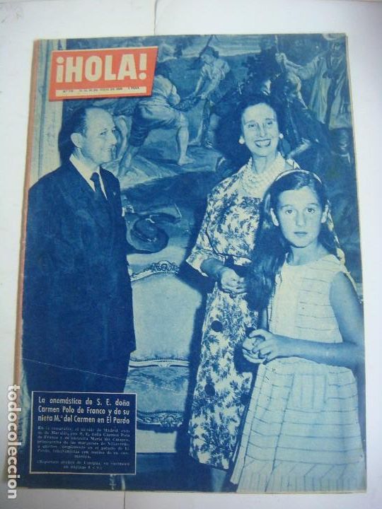 Collectionnisme de Magazine &iexcl;Hola!: REVISTA DE HOLA N&ordm;-778 CON FECHA 31-JULIO-1959