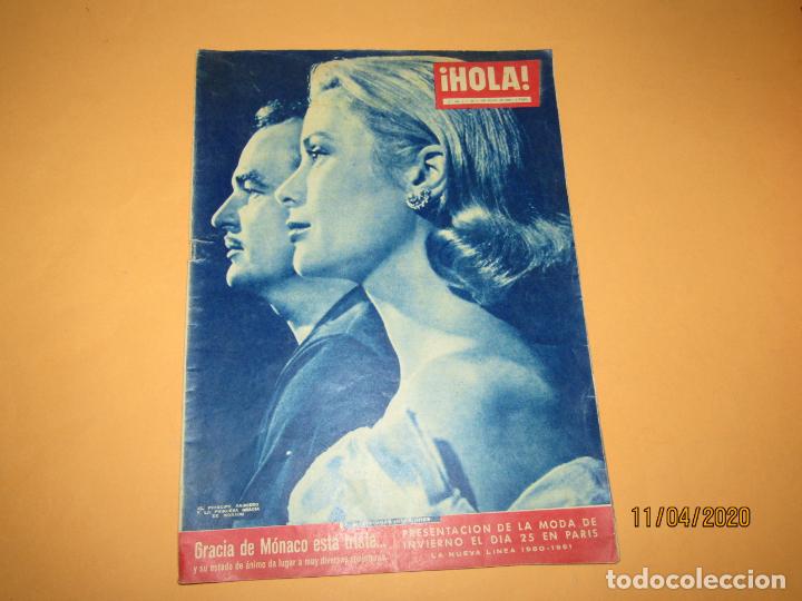 Collectionnisme de Magazine &iexcl;Hola!: Antigua Revista Semanal HOLA con Rainiero y Gracia de M&oacute;naco - A&ntilde;o 1960