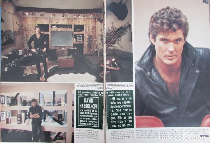 Colecionismo da Revista &iexcl;Hola!: RECORTE REVISTA HOLA N&ordm; 2239 1987 DAVID HASELHOFF 7 PGS