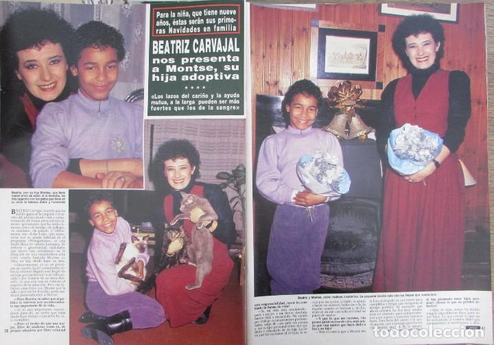 Colecionismo da Revista &iexcl;Hola!: RECORTE REVISTA HOLA N&ordm; 2313 1988 BEATRIZ CARVAJAL 3 PGS