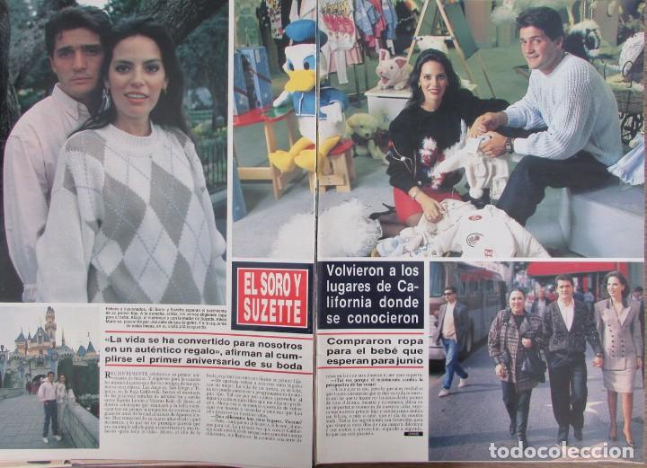Colecionismo da Revista &iexcl;Hola!: RECORTE REVISTA HOLA N&ordm; 2325 1989 EL SORO, SUZETTE 3 PGS