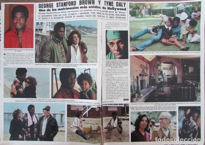 Colecionismo da Revista &iexcl;Hola!: RECORTE REVISTA HOLA N&ordm; 1853 1980 GEORGE STANFORD BROWN Y TYNE DALY. BEVERLEIGH BANFIELD