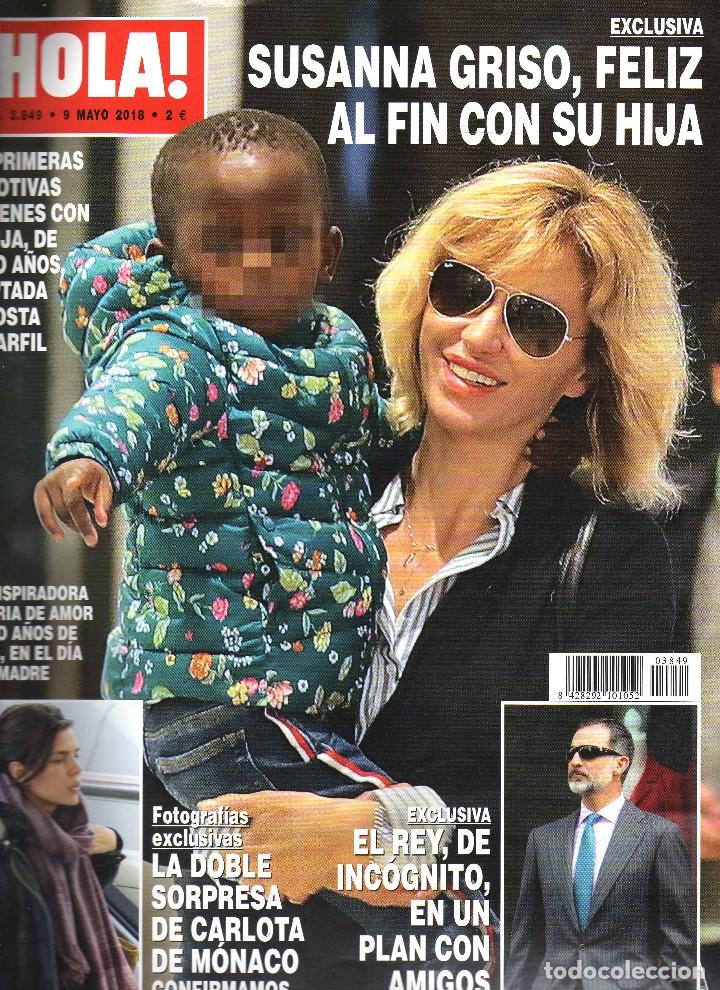 Collectionnisme de Magazine &iexcl;Hola!: REVISTA &iexcl;HOLA! N&ordm; 3849 (9 mayo 2018) &middot; EN PORTADA: SUSANNA GRISO &middot; 116 P&Aacute;GINAS (PESO: 297 GRAMOS)