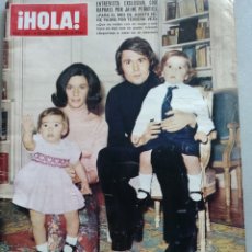 Coleccionismo de Revista Hola: REVISTA HOLA NUM 1637 10 ENERO 1976. RAPHAEL. Lote 204684841