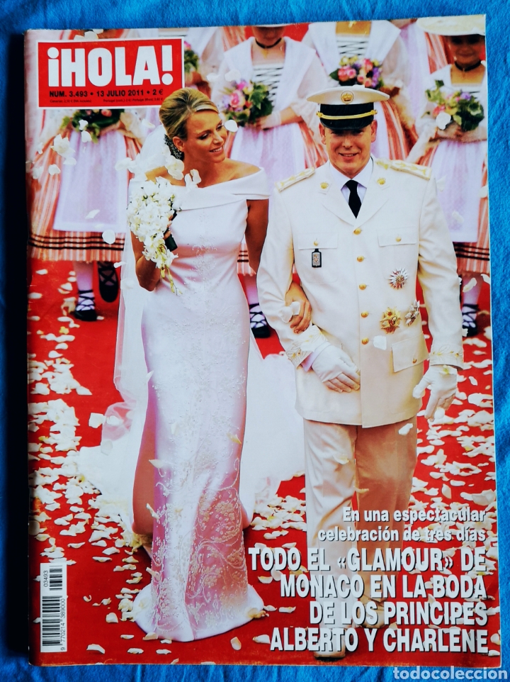 Collectionnisme de Magazine &iexcl;Hola!: HOLA - BODA DE LOS PRINCIPES ALBERTO Y CHARLENE - 13 7 2011