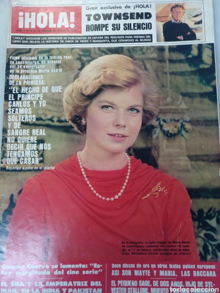 Coleccionismo de Revista Hola: Hola num 1748 de 25 febrero 1978. Peter Townsend