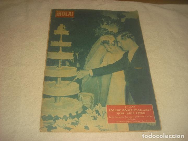 Coleccionismo de Revista Hola: HOLA ! N.619 . JULIO 1956, MAILYN MONROE, ZSA GABOR,ENLACE ROSARIO GONZALEZ Y FELIPE LAFITA - Foto 1 - 210744807