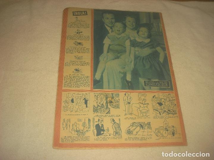 Coleccionismo de Revista Hola: HOLA ! N.619 . JULIO 1956, MAILYN MONROE, ZSA GABOR,ENLACE ROSARIO GONZALEZ Y FELIPE LAFITA - Foto 2 - 210744807