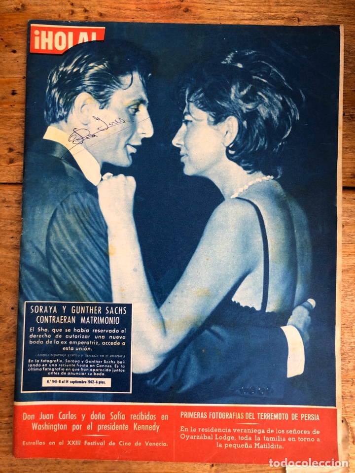 Coleccionismo de Revista Hola: HOLA N&ordm; 941 1962 LOS REYES DE ESPA&Ntilde;A EN WASHINGTON TERREMOTO DE PERSIA PRESIDENTE KENNEDY