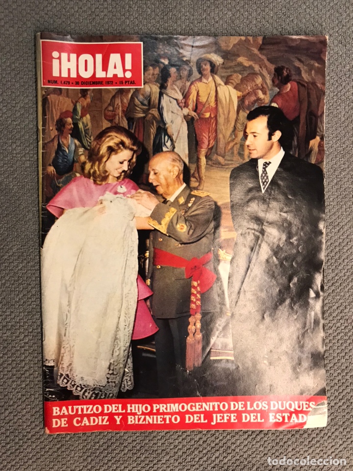 Coleccionismo de Revista Hola: HOLA. Revista de Sociedad No.1479, BAUTIZ&Oacute; DEL PRIMOG&Eacute;NITO DE LOS DUQUES DE C&Aacute;DIZ