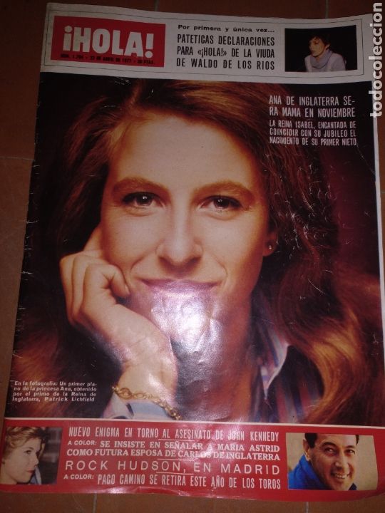 Coleccionismo de Revista Hola: Hola , 23 abril 1977. Ana de Inglaterra