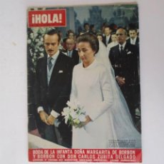 Coleccionismo de Revista Hola: REVISTA HOLA: LA BODA DE LA INFANTA DOÑA MARGARITA DE BORBON Y BORBON.... Lote 214636882
