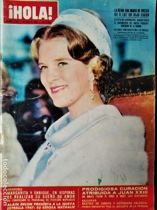 Coleccionismo de Revista Hola: &iexcl;HOLA! N&ordm; 1187 DE 1967- CATHERINE SPAAK- CLAUDIA CARDINALE- ALAIN DELON- JANE FONDA- BRIGITTE BARDOT