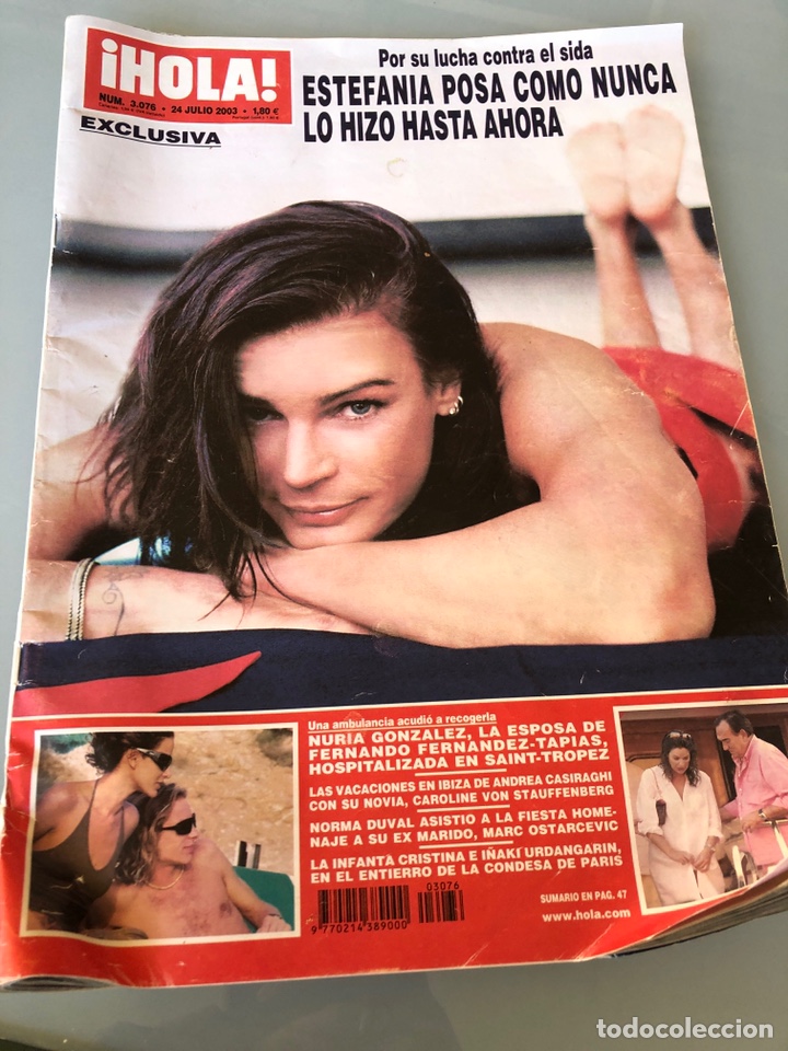 Coleccionismo de Revista Hola: Revista Hola, n&uacute;mero 3076. A&ntilde;o 2003
