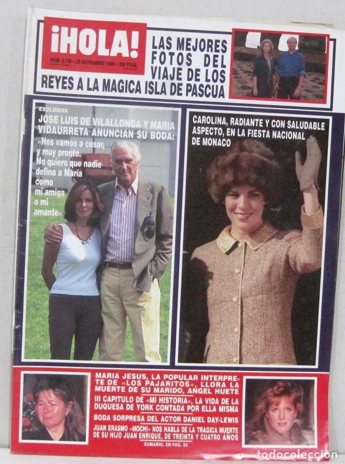 Collectionnisme de Magazine &iexcl;Hola!: HOLA - N&ordm; 2729 - 28 NOVIEMBRE 1996 - REVISTA