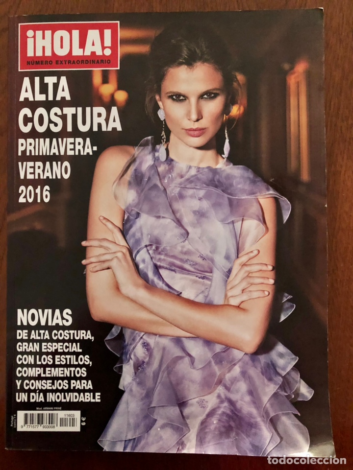 Collectionnisme de Magazine &iexcl;Hola!: REVISTA HOLA EXTRAORDINARIO DE LA MODA ALTA COSTURA 2016