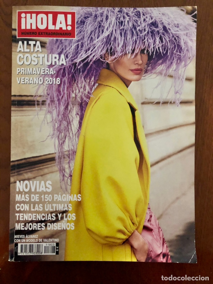 Collectionnisme de Magazine &iexcl;Hola!: REVISTA HOLA EXTRAORDINARIO DE LA MODA ALTA COSTURA 2018