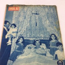 Coleccionismo de Revista Hola: REVISTA HOLA, Nº 704, FEBRERO 1958, MARQUESES DE VILLAVERDE. Lote 227093205