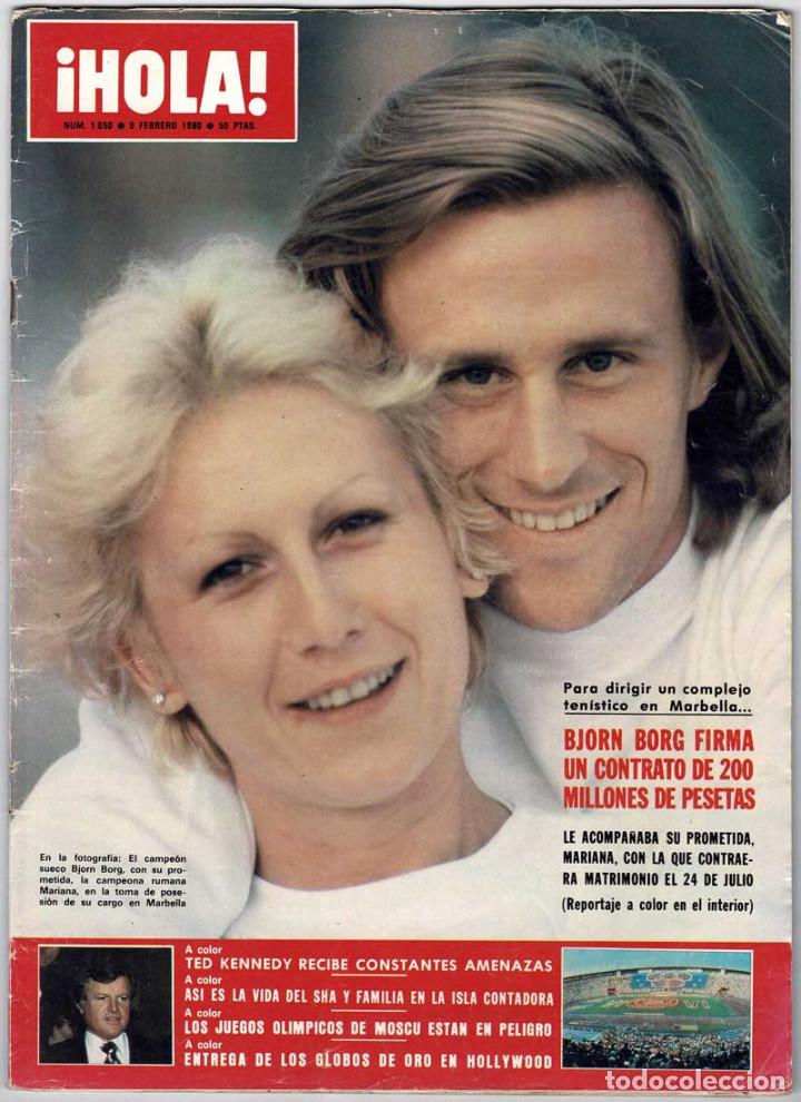 Collectionnisme de Magazine &iexcl;Hola!: Revista Hola No. 1850. 9 Febrero 1980. Bjorn Borg