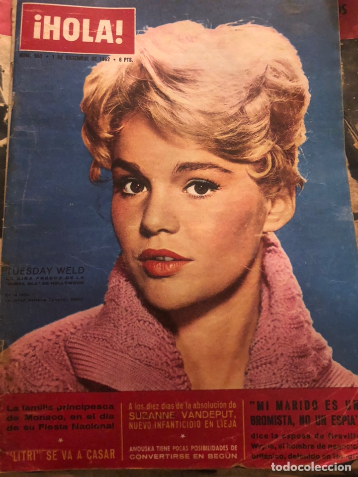 Collectionnisme de Magazine &iexcl;Hola!: Revista HOLA, n&uacute;m 953, diciembre de 1962. M&aacute;s otra de regalo. LA FAMILIA PRINCIPESCA DE M&Oacute;NACO.