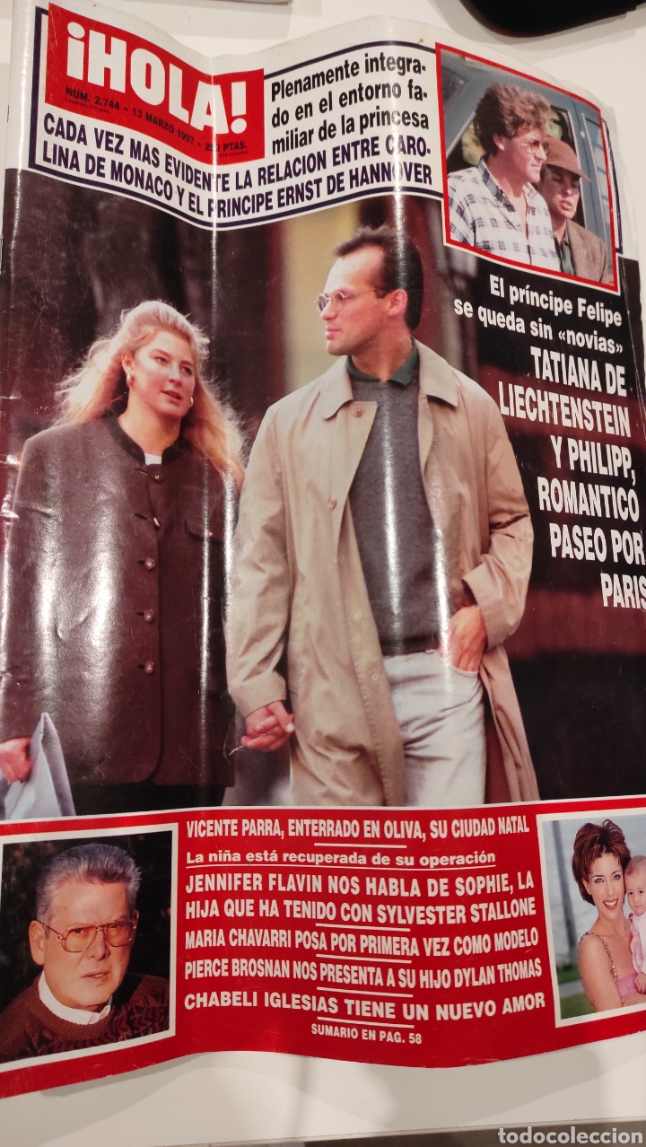 Coleccionismo de Revista Hola: Revista Hola num 2744 13 marzo 1977. Tatiana Lietchtensten, Vicente Parra