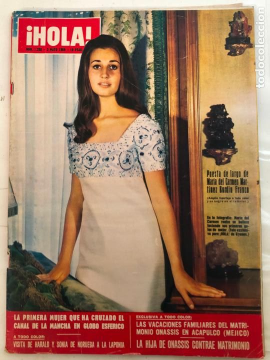 Collectionnisme de Magazine &iexcl;Hola!: &iexcl;HOLA! N&ordm;1.288 - 3 DE MAYO DE 1969