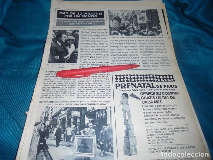 Collectionnisme de Magazine &iexcl;Hola!: RECORTE : 32 MILLONES POR UN PICASSO. HOLA, MAYO 1967(#)