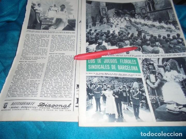 Collectionnisme de Magazine &iexcl;Hola!: RECORTE : LOS IX JUEGOS FLORALES SINDICALES DE BARCELONA. HOLA, MAYO 1967(#)