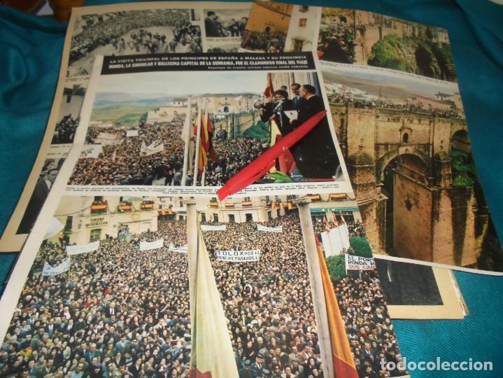 Coleccionismo de Revista Hola: RECORTE : LOS PRINCIPES DE ESPA&Ntilde;A VISITAN RONDA Y PROVINCIA MALAGA. HOLA, MARZO 1972(#)