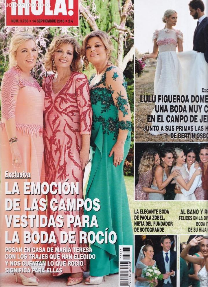 Coleccionismo de Revista Hola: &iexcl; HOLA ! - N&ordm; 3.763 / 14 SEPTIEMBRE 2016
