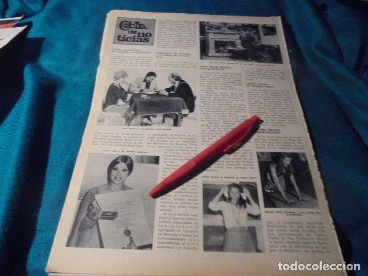 recorte : amparo muñoz inmortalizada. lolita. lucero tena. hola, julio  1975(#)