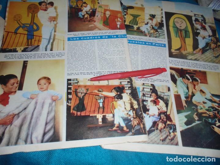 Collezionismo di Rivista &iexcl;Hola!: RECORTE : LOS CUADROS DE LA CHUNGA, EXPUESTOS EN PARIS. HOLA, NVMBRE 1963(#)