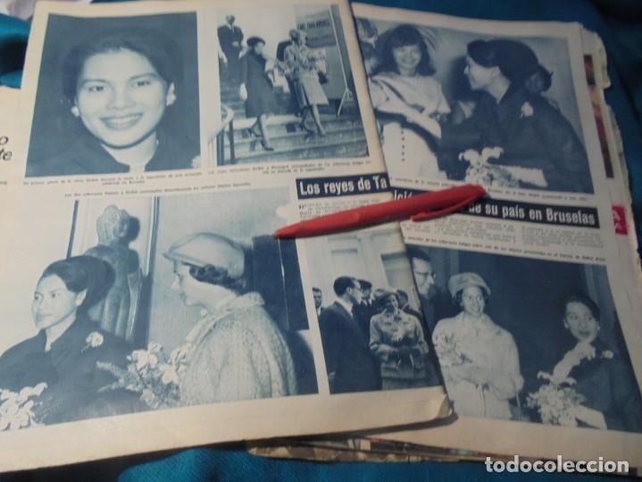 Collezionismo di Rivista &iexcl;Hola!: RECORTE : LOS REYES DE TAILANDIA EN BRUSELAS. SIRIKIT . HOLA, JUNIO 1963 (#)
