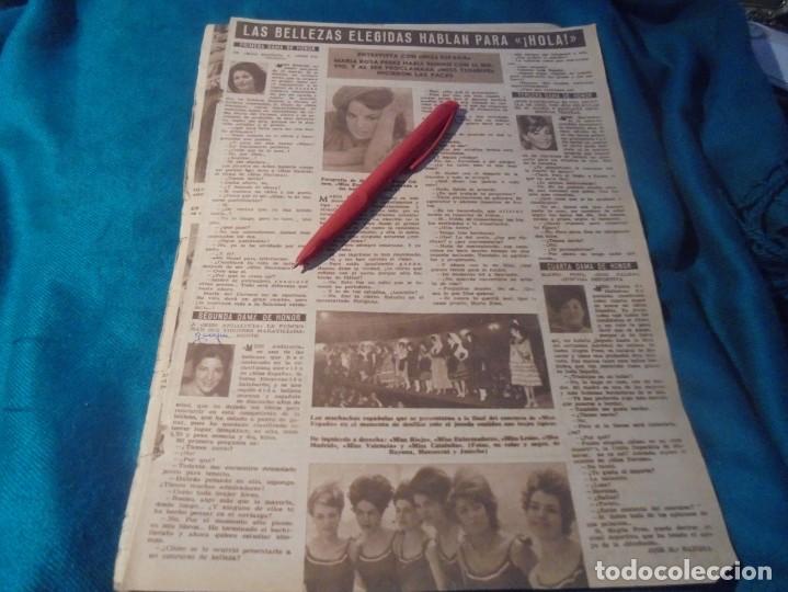 Collezionismo di Rivista &iexcl;Hola!: RECORTE : ENTREVISTA CON MISS ESPA&Ntilde;A. HOLA, JUNIO 1963 (#)