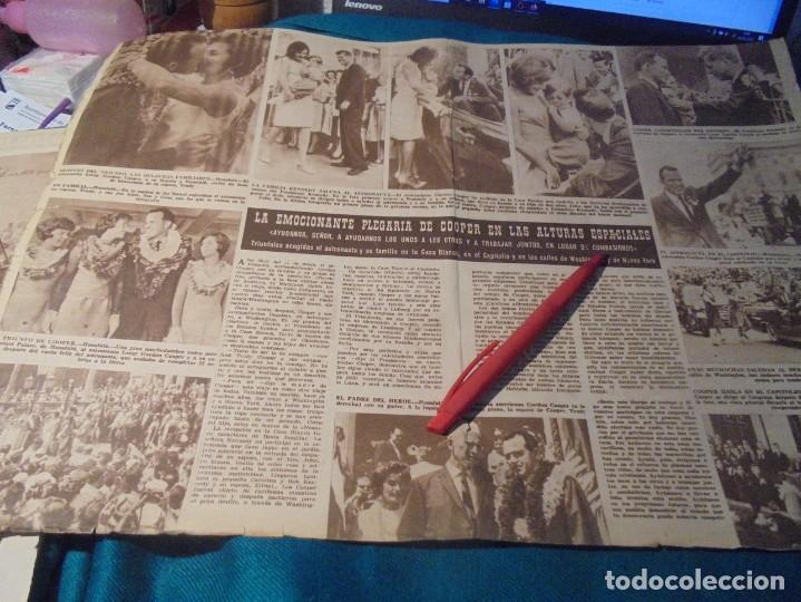 Collectionnisme de Magazine &iexcl;Hola!: RECORTE : ACOGIDA AL ASTRONAUTA COOPER. HOLA, JUNIO 1963 (#)