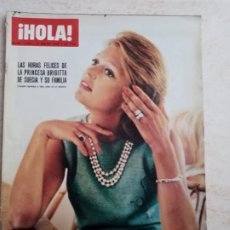 Coleccionismo de Revista Hola: HOLA 1.445 AÑO 1972 .BRIGITTA DE SUECIA.MAJA DE.ESPAÑA.LIZTAYLOR FABIOLA .ETC.... Lote 245265660
