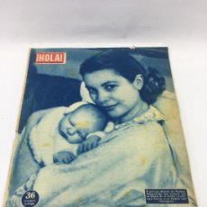 Coleccionismo de Revista Hola: ¡HOLA! - Nº 708 - 22 DE MARZO DE 1958 - LA PRINCESA GRACE DE MONACO DA A LUZ UN NIÑO. Lote 245359730