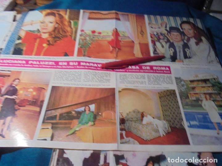 Sammeln von Zeitschriften &iexcl;Hola!: RECORTE : LUCIANA PALUZZI, EN SU CASA DE ROMA. HOLA, MAYO 1968(#)