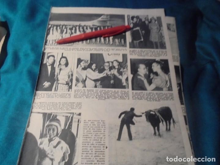 Sammeln von Zeitschriften &iexcl;Hola!: RECORTE : MAJAS DE TODO EL MUNDO, EN MADRID. GUAPAS CON GAFAS. HOLA, MAYO 1968(#)