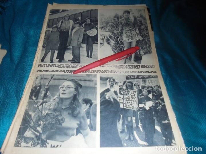 Sammeln von Zeitschriften &iexcl;Hola!: RECORTE : MICHELE MERCIER. VANESSA REDGRAVE. HOLA, MAYO 1970 (#)