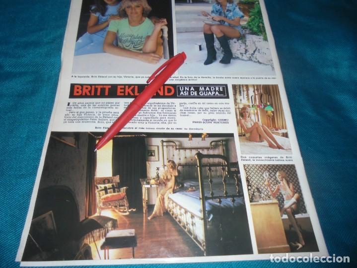 Collezionismo di Rivista &iexcl;Hola!: RECORTE : BRITT EKLAND. HOLA, ABRIL 1979 (#)