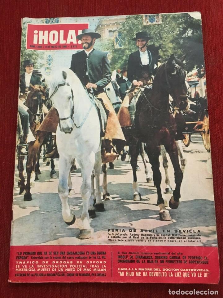 Coleccionismo de Revista Hola: REVISTA HOLA AUDREY HEPBURN 1965 - Foto 1