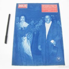 Coleccionismo de Revista Hola: REVISTA HOLA Nº 640 DE 1 DE DICIEMBRE DE 1956. FRANCISCO FRANCO. Lote 257485645