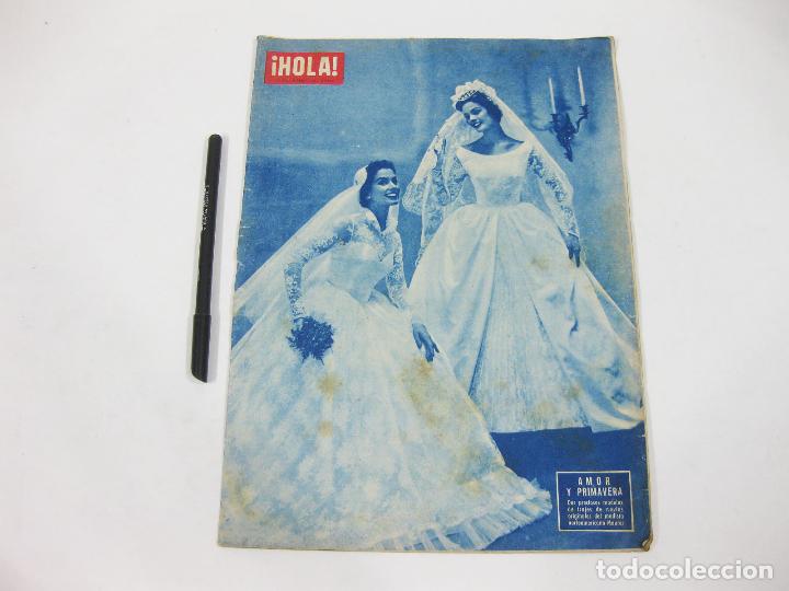 Coleccionismo de Revista Hola: REVISTA HOLA Nº554 DE 9 DE ABRIL DE 1955. MODISTA MAURER - Foto 1 - 257487615